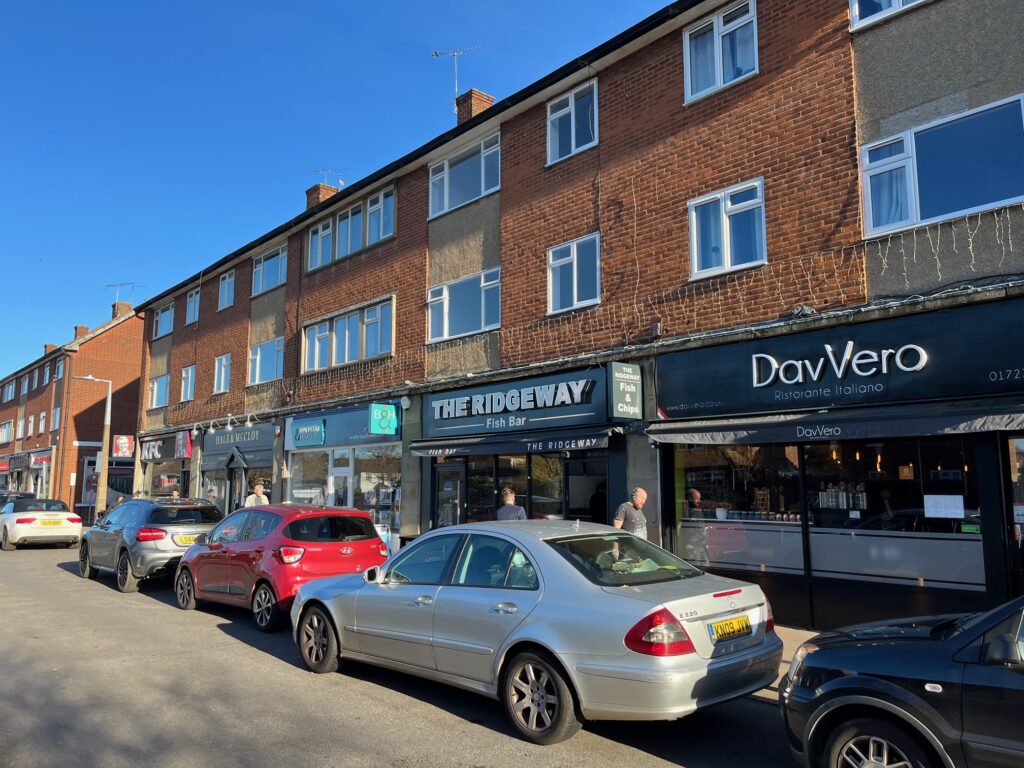The Quadrant shopping centre in Marshalswick.