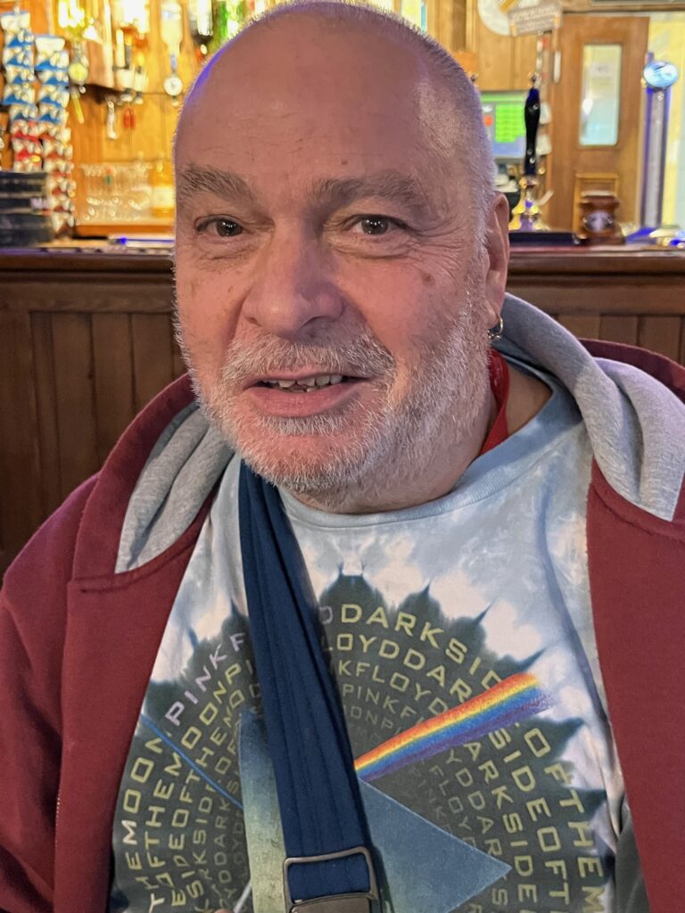 Wally Kasprak, landlord of the Crooked Billet in Colney Heath f