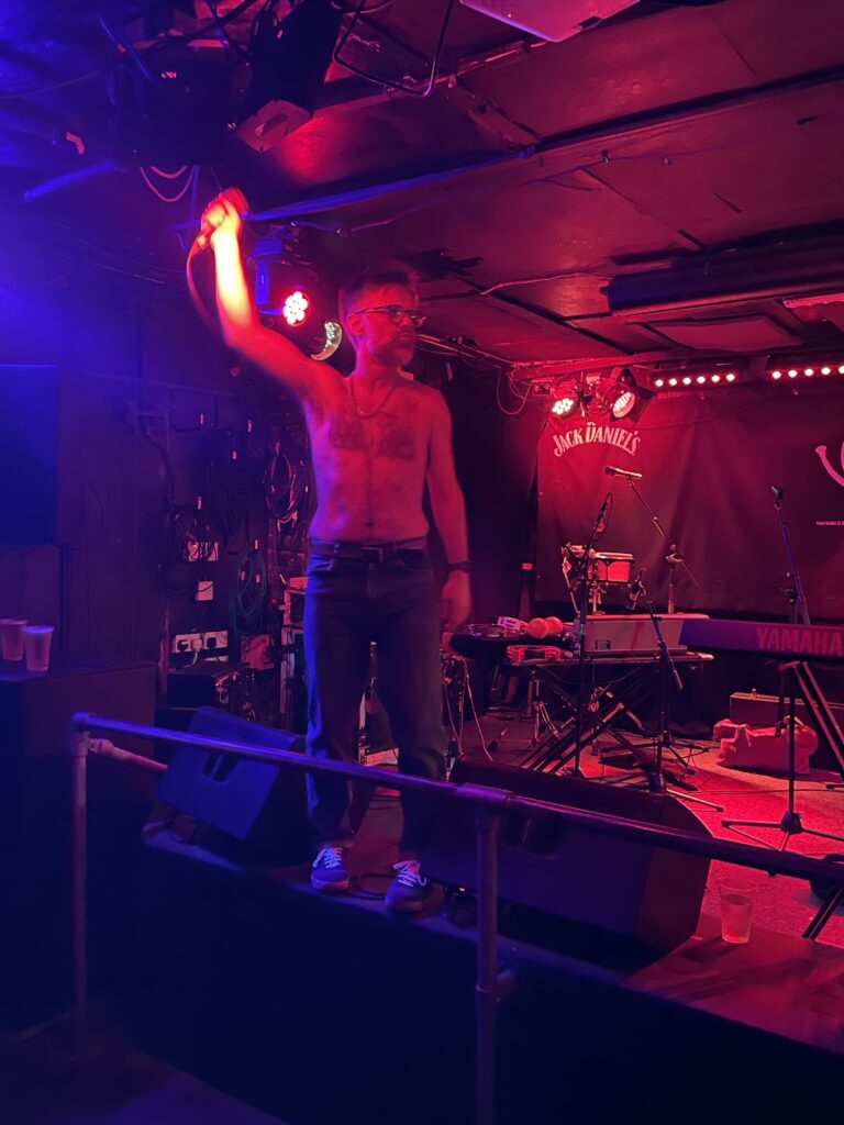 Support act John Mouse at The Horn.