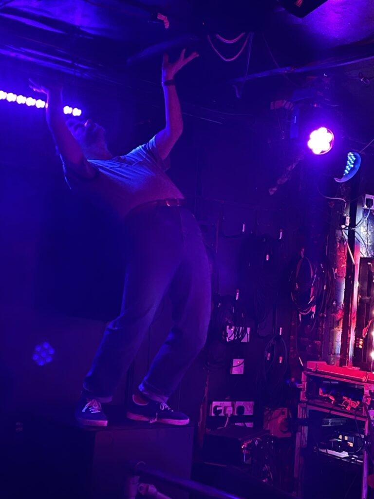 Support act John Mouse at The Horn.