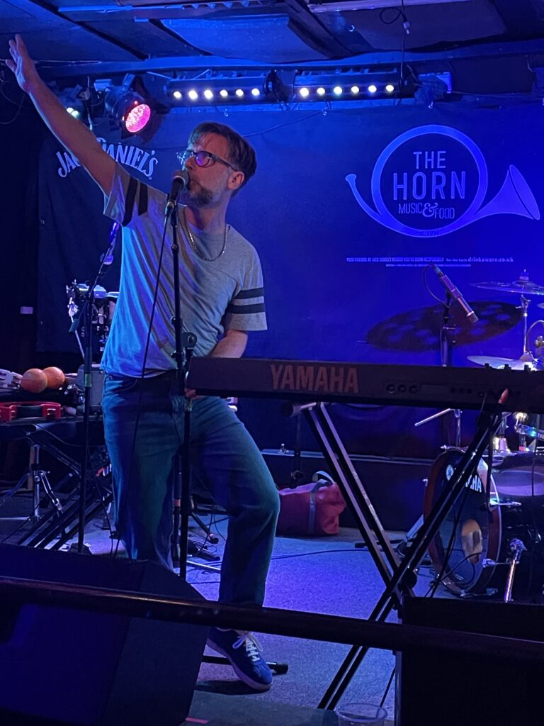 Support act John Mouse at The Horn.