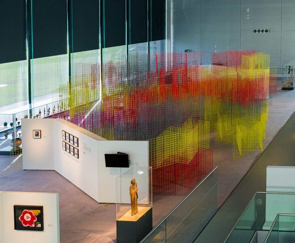 Rana Begum, No. 670 Mesh, 2016. At Sainsbury Centre © Andy Crouch