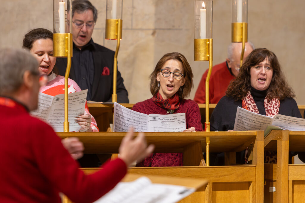 Carols on the Hour at St Albans Cathedral. Photo: Toby Shepheard.