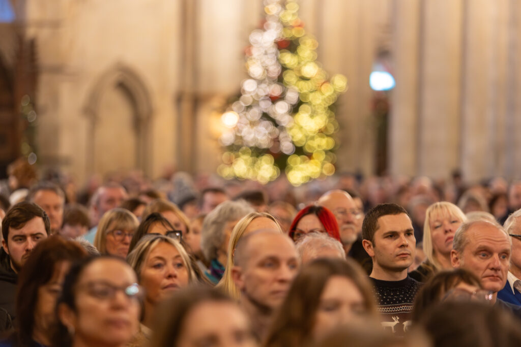 Carols on the Hour at St Albans Cathedral. Photo: Toby Shepheard.