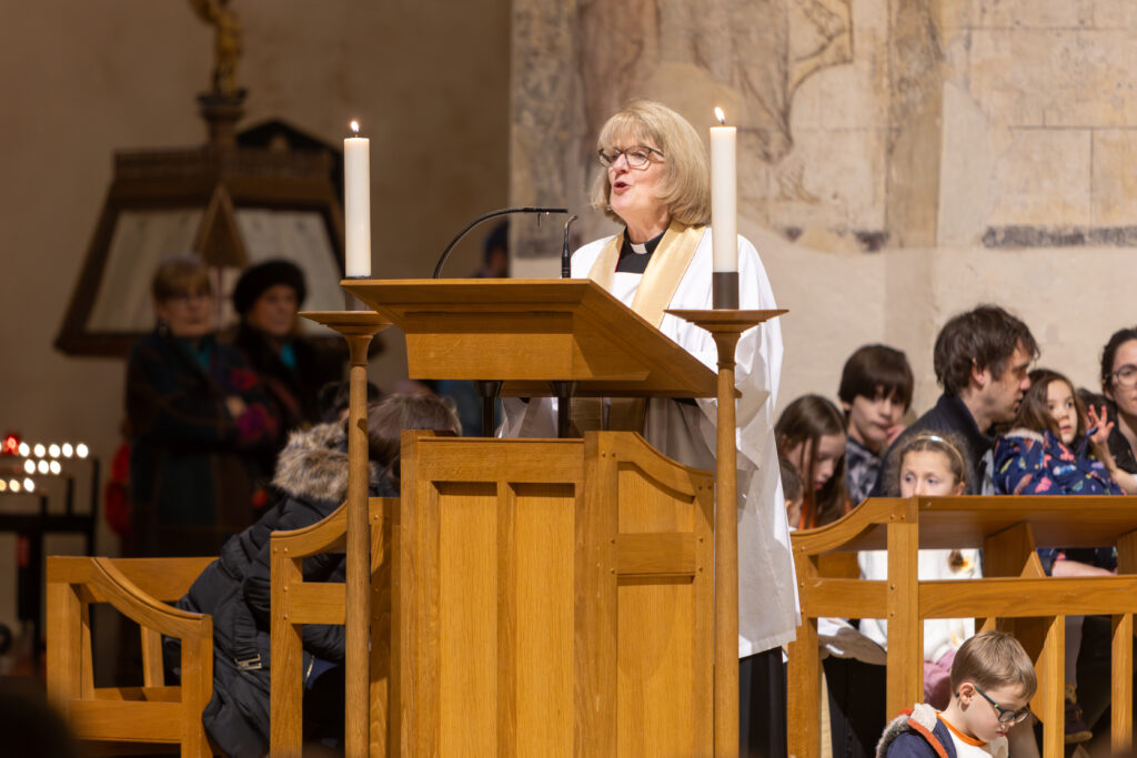 Carols on the Hour at St Albans Cathedral. Photo: Toby Shepheard.