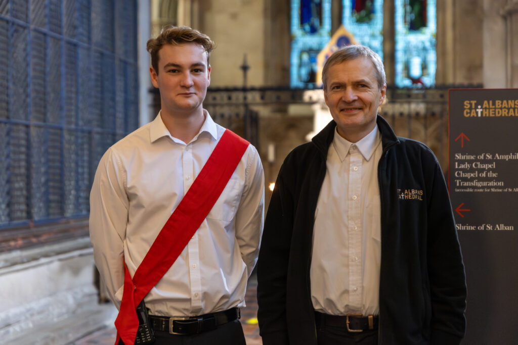Carols on the Hour at St Albans Cathedral. Photo: Toby Shepheard.