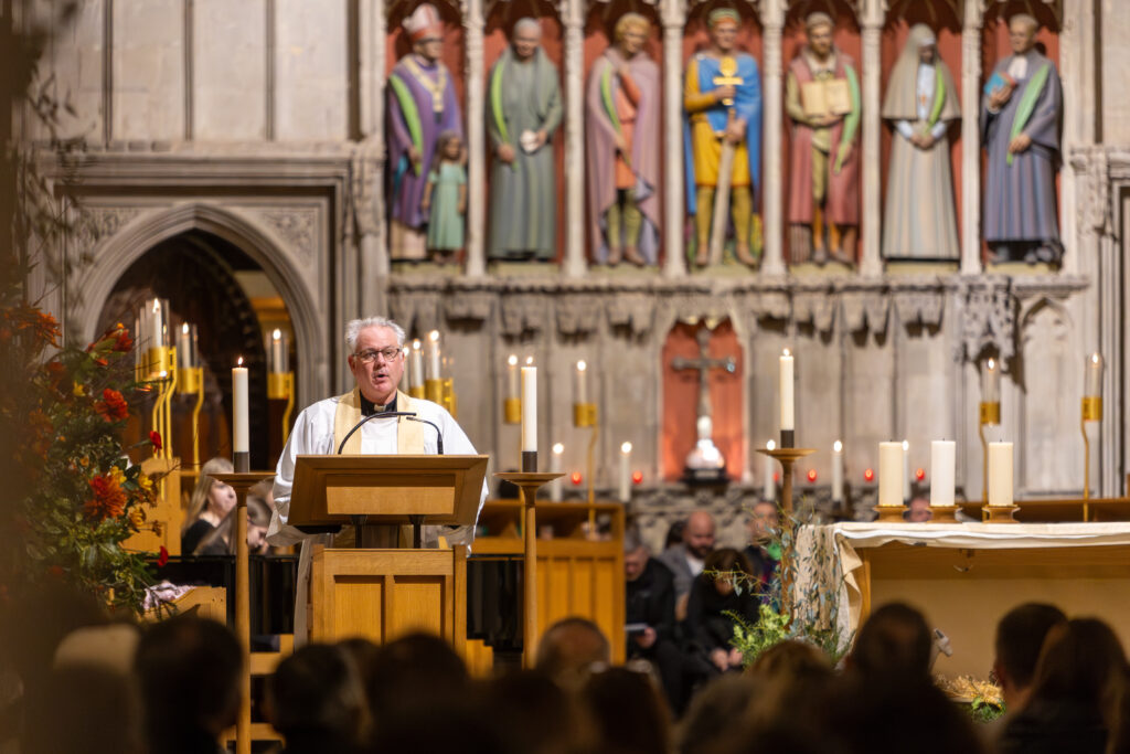 Carols on the Hour at St Albans Cathedral. Photo: Toby Shepheard.