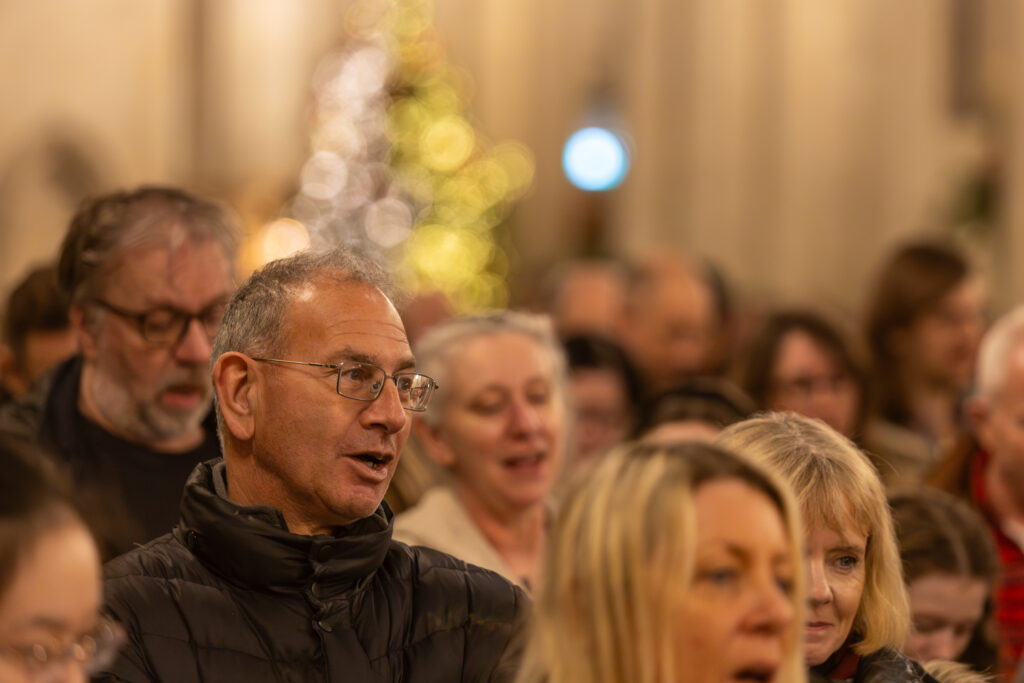Carols on the Hour at St Albans Cathedral. Photo: Toby Shepheard.
