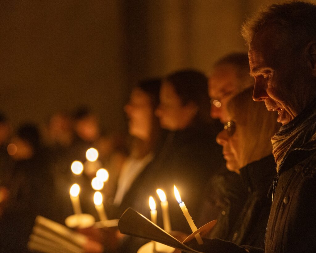 St Albans Cathedral's Advent service. Photo: Toby Shepheard