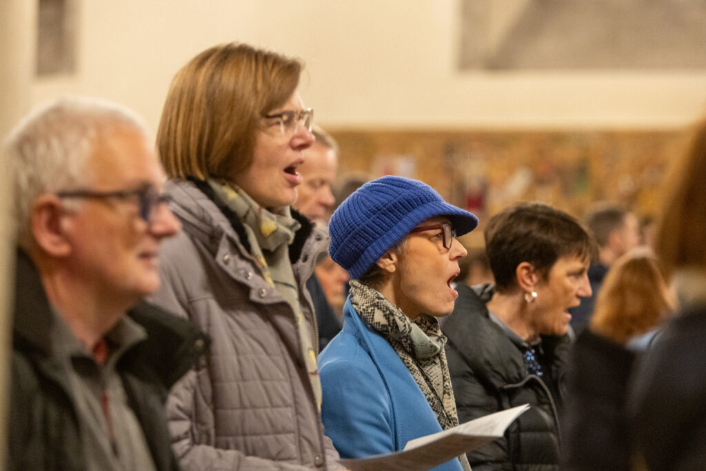 Carols on the Hour at St Albans Cathedral. Photo: Toby Shepheard.