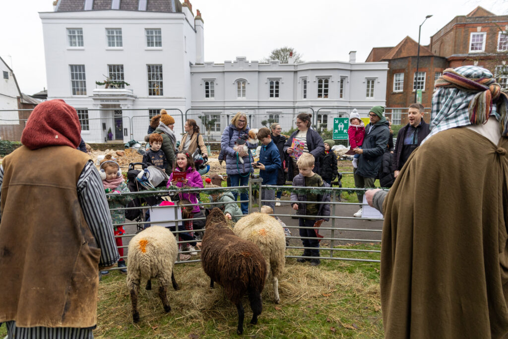 St Albans Cathedral's Live Nativity. Photo: Toby Shepheard.