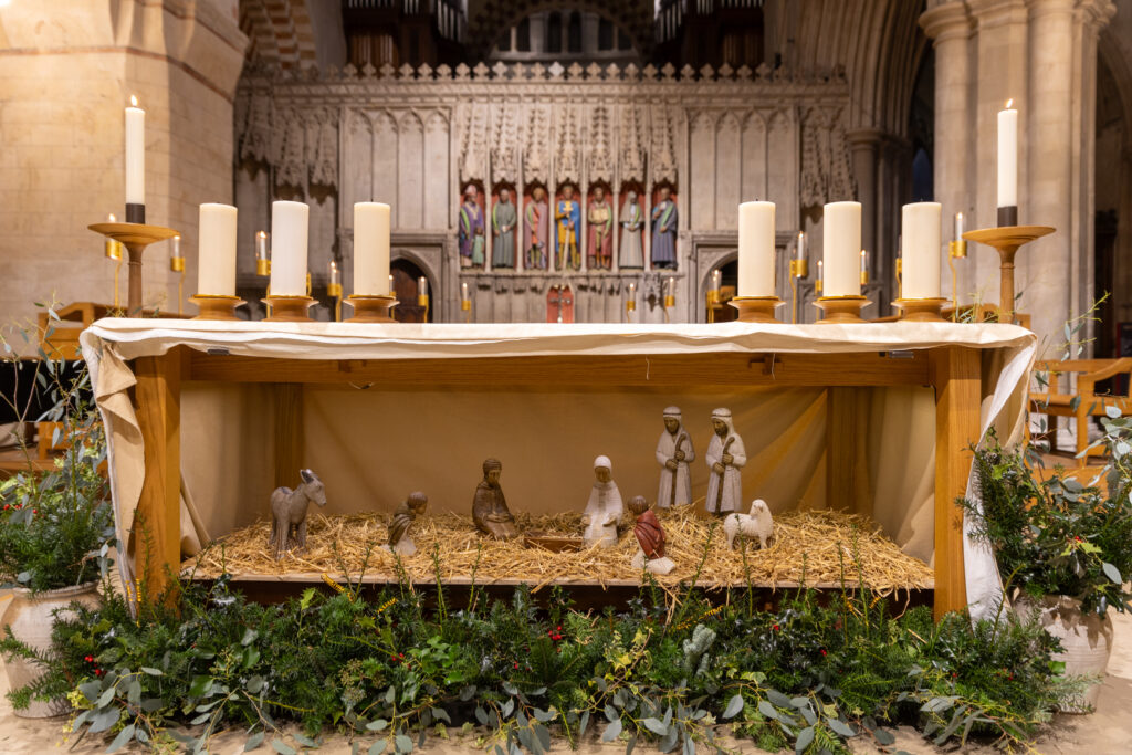 St Albans Cathedral's Live Nativity. Photo: Toby Shepheard.