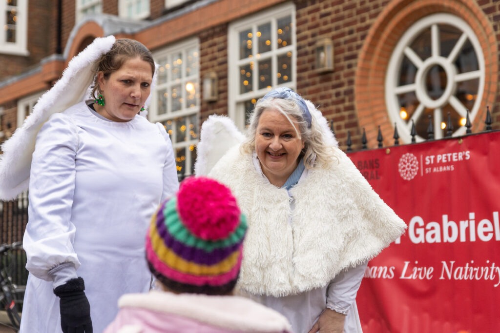 St Albans Cathedral's Live Nativity. Photo: Toby Shepheard.