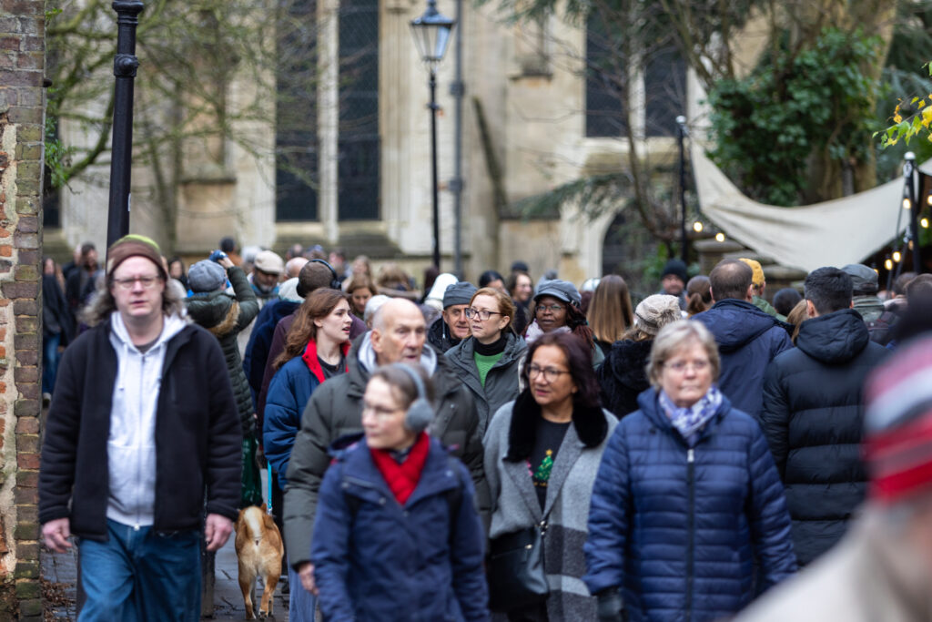 St Albans Cathedral's Live Nativity. Photo: Toby Shepheard.