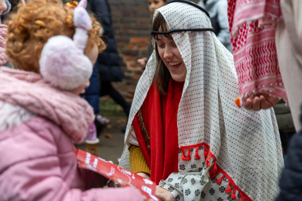 St Albans Cathedral's Live Nativity. Photo: Toby Shepheard.