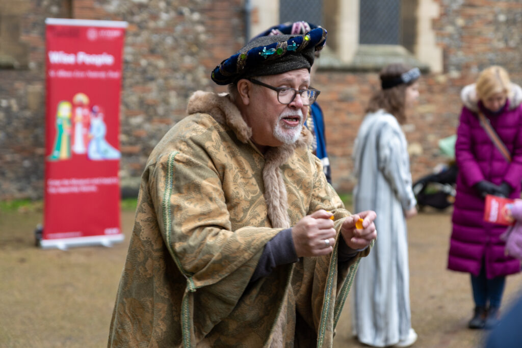 St Albans Cathedral's Live Nativity. Photo: Toby Shepheard.