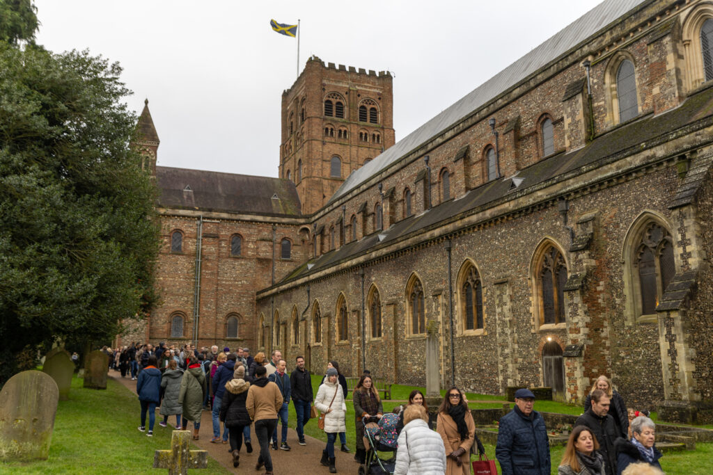 St Albans Cathedral's Live Nativity. Photo: Toby Shepheard.