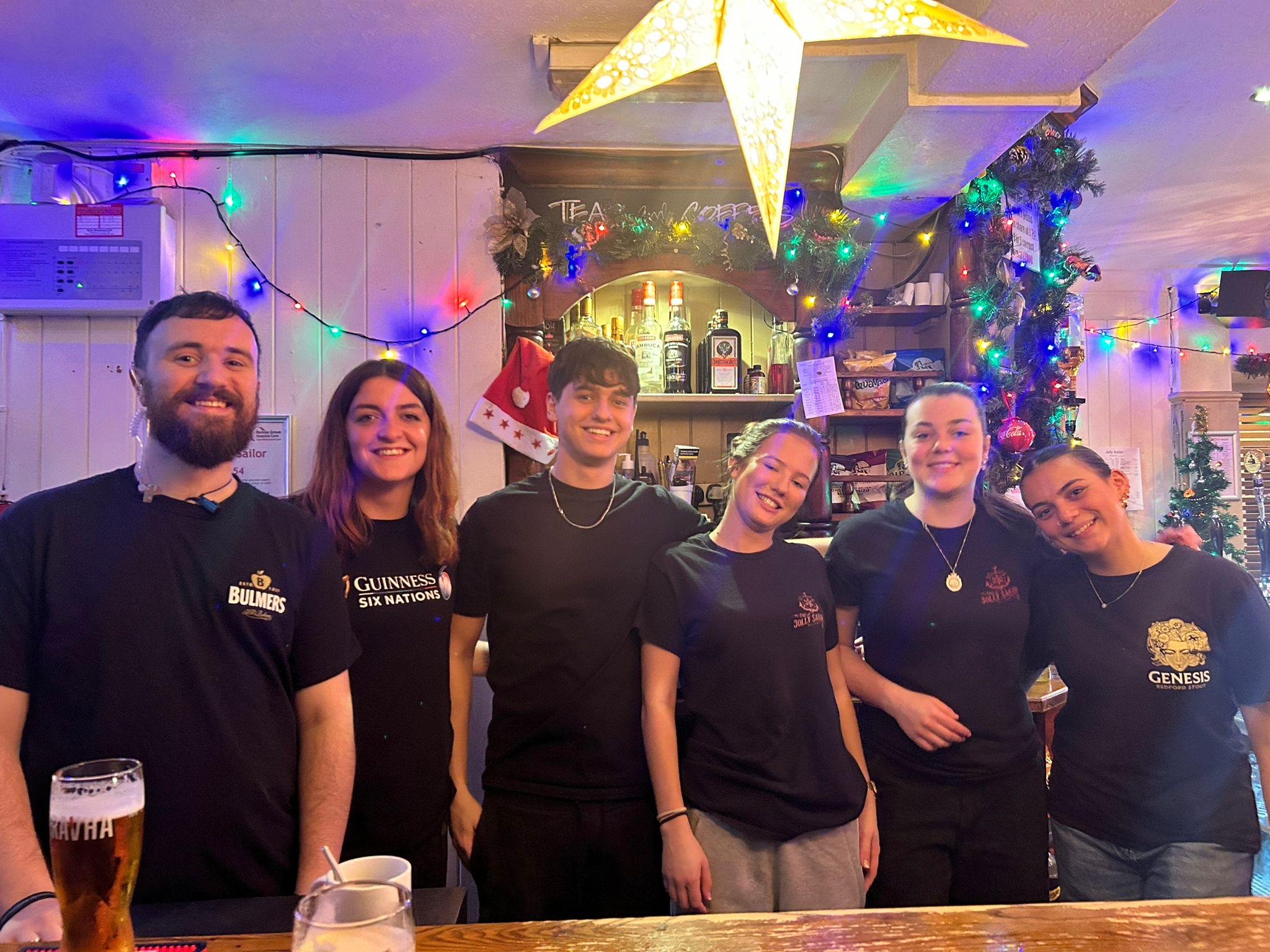 The team at the Jolly Sailor.