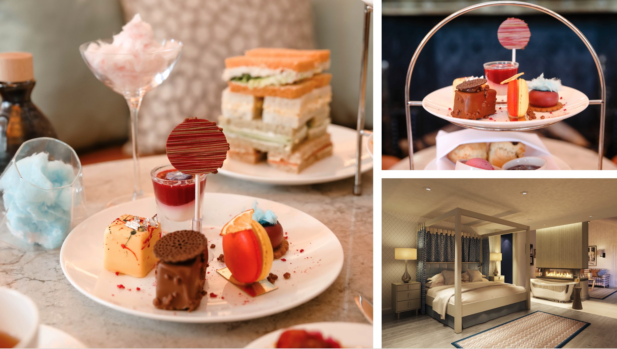 Wonka-inspired food at Sopwell House Hotel.