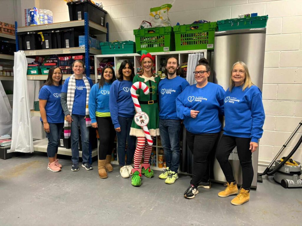 The Marshalswick Elf at the Community Pantry