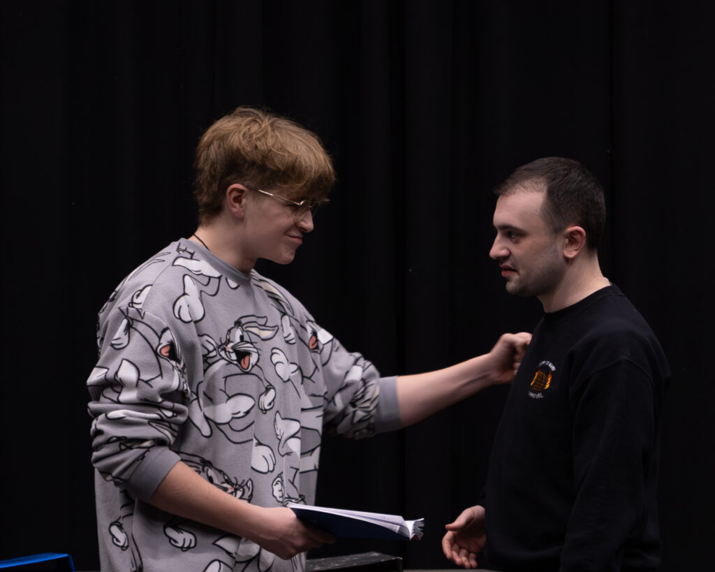 Rehearsals for She Kills Monsters at the Abbey Theatre.