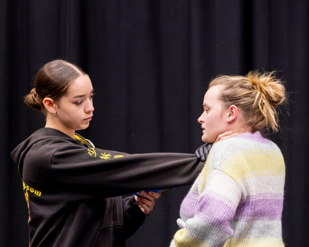 Rehearsals for She Kills Monsters at the Abbey Theatre.