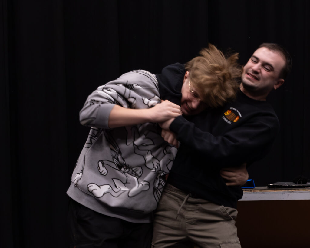 Rehearsals for She Kills Monsters at the Abbey Theatre.