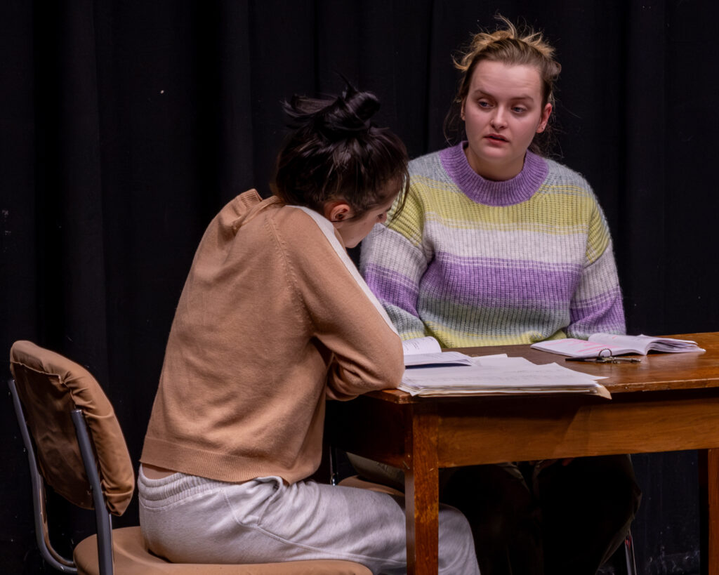Rehearsals for She Kills Monsters at the Abbey Theatre.