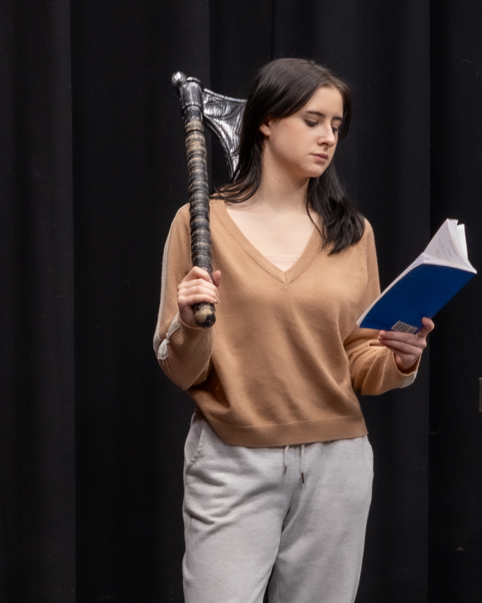 Rehearsals for She Kills Monsters at the Abbey Theatre.