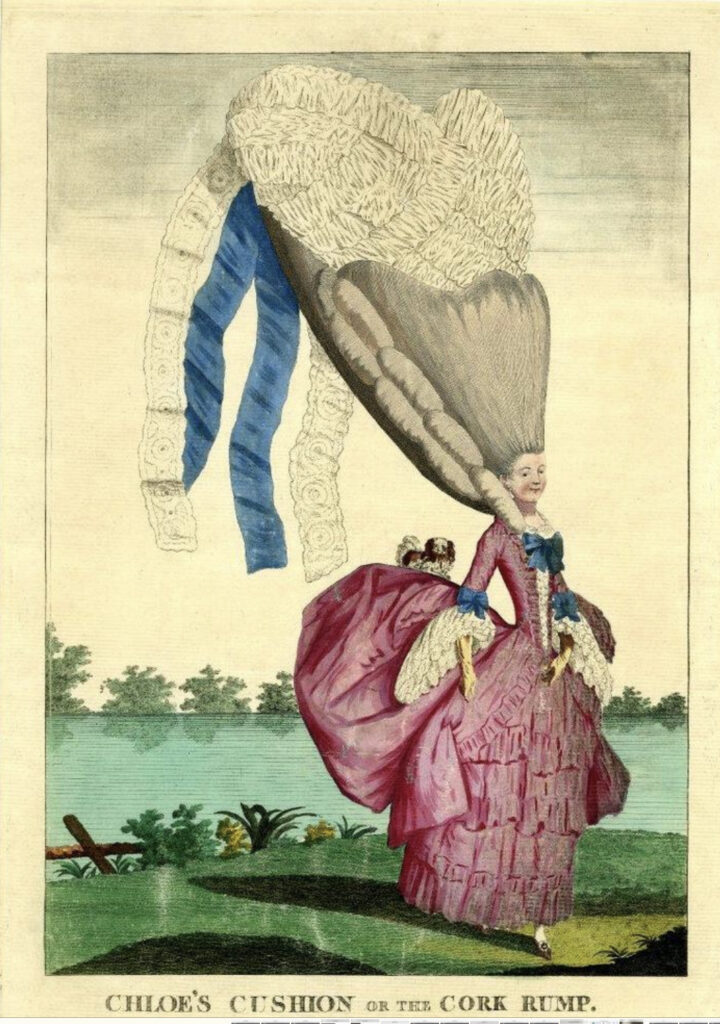 Chloe’s Cushion or the Cork Rump. 1777. BibliOdyssey