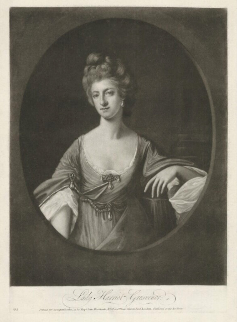 Lady Henrietta, (Harriet) Grosvenor. 1774. National Portrait Gallery.