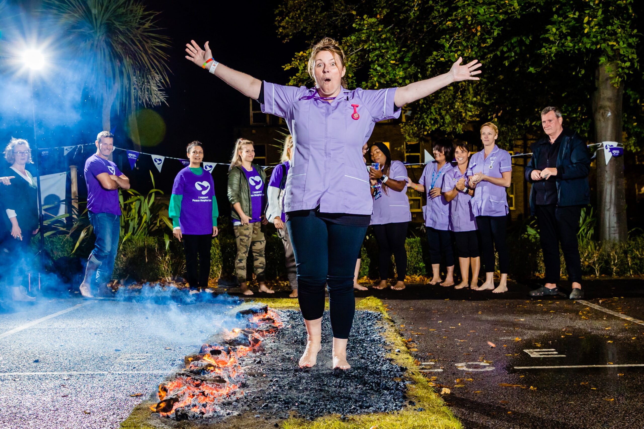 The Rennie Grove Peace Firewalk is coming to Grove House.