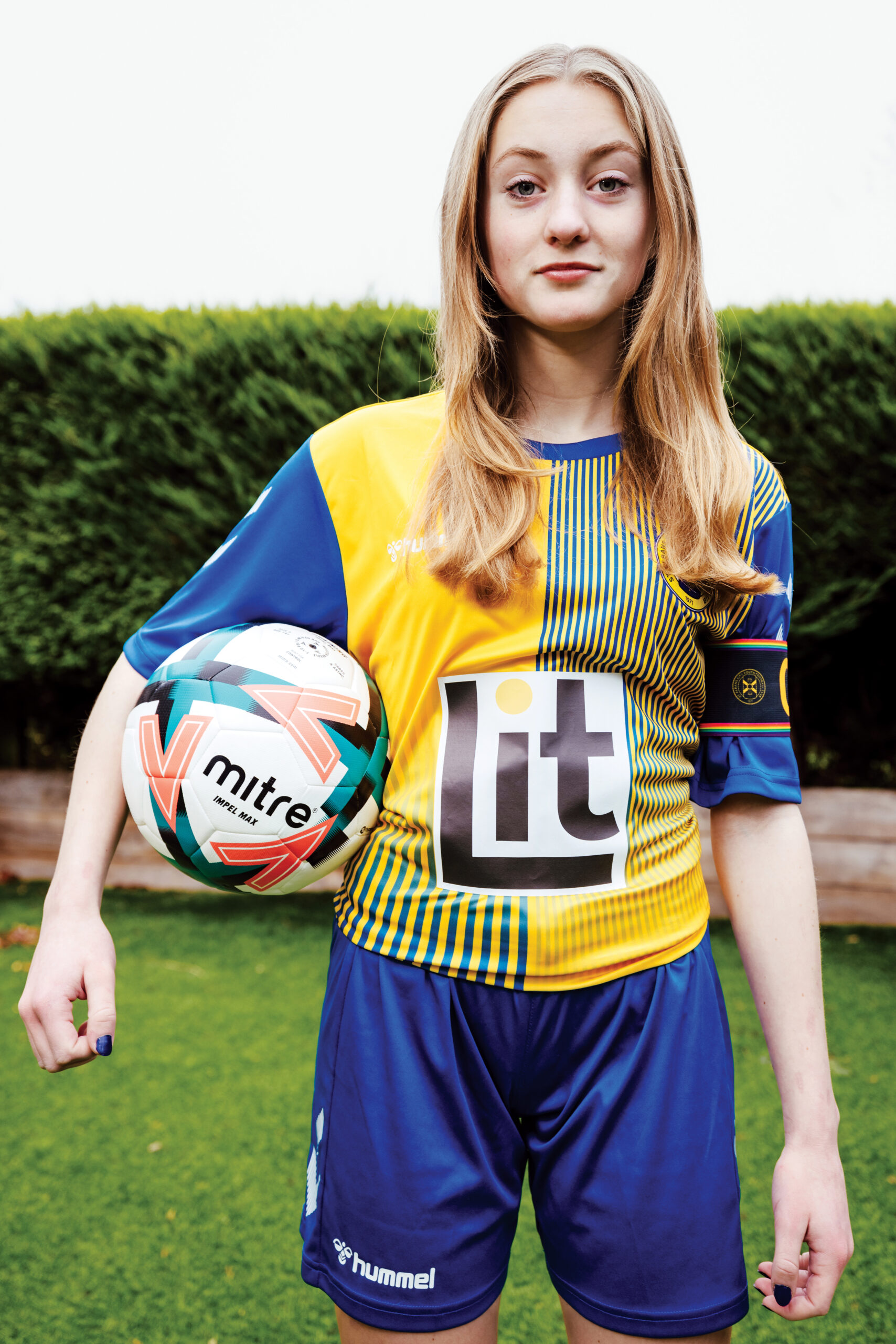 Bailey Killner of the St Albans City Youth FC U16 North Girls, photo by Ben Killner, Oomph Creative