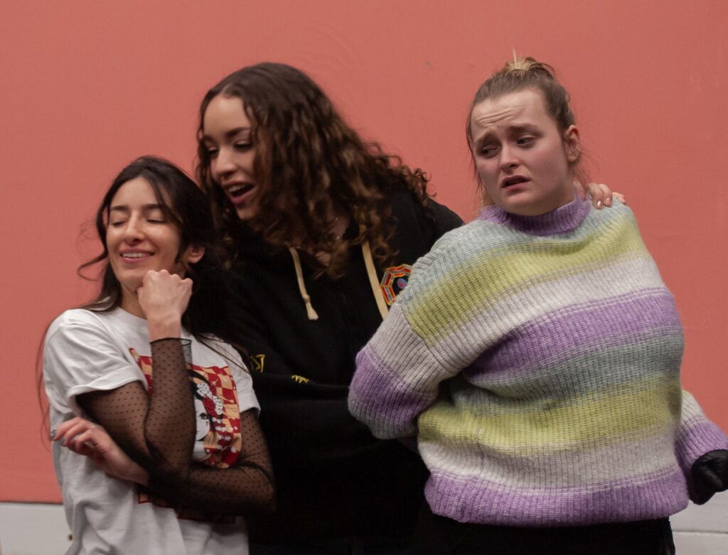 Rehearsals for She Kills Monsters at the Abbey Theatre.