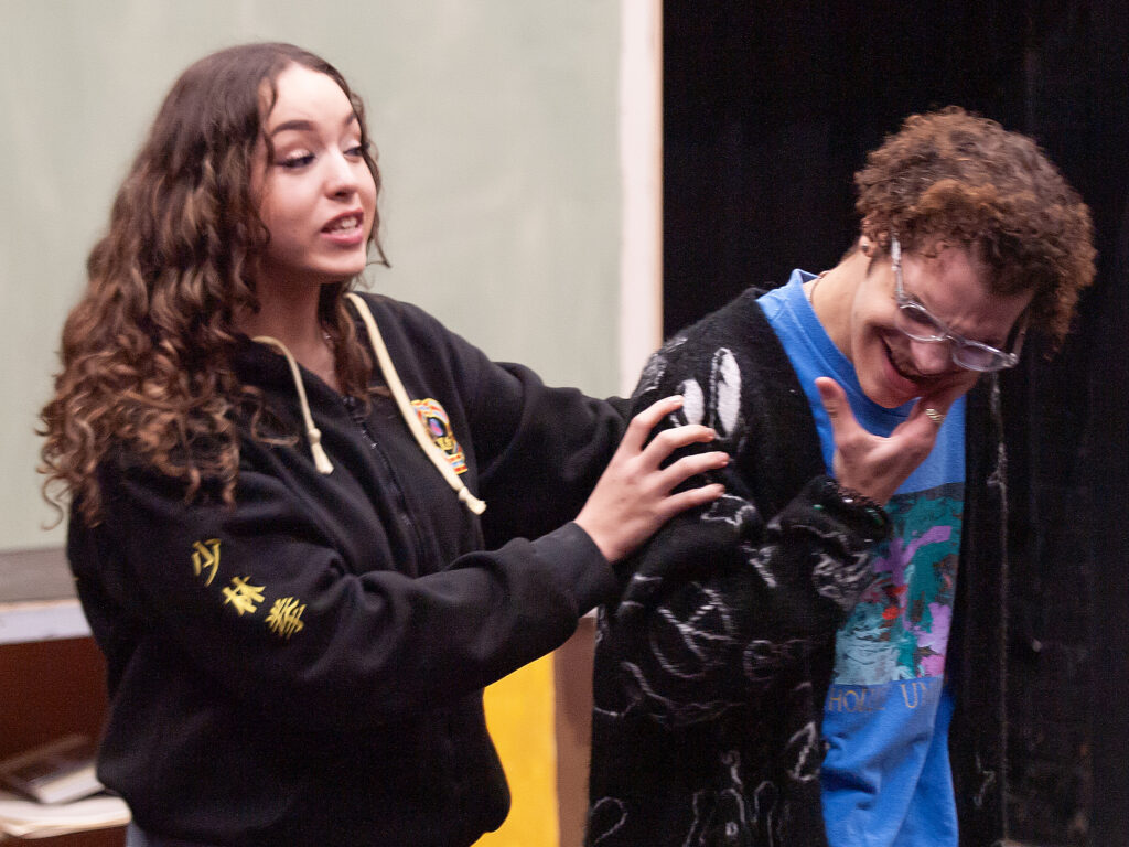 Rehearsals for She Kills Monsters at the Abbey Theatre.