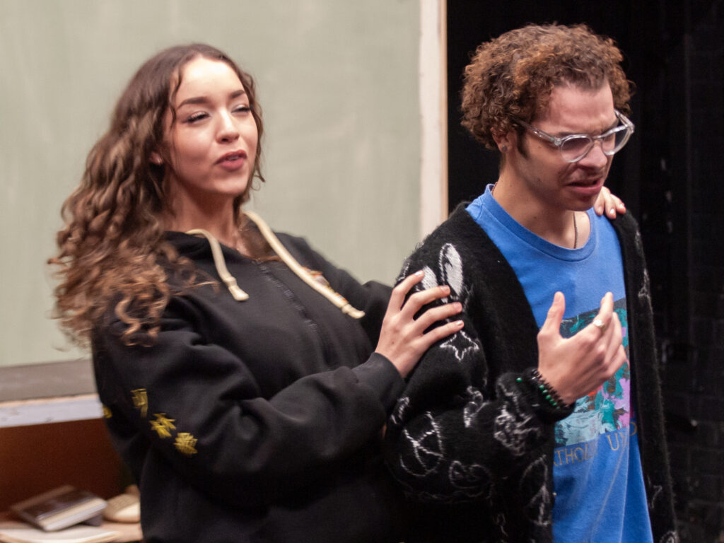 Rehearsals for She Kills Monsters at the Abbey Theatre.
