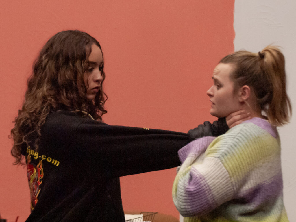 Rehearsals for She Kills Monsters at the Abbey Theatre.