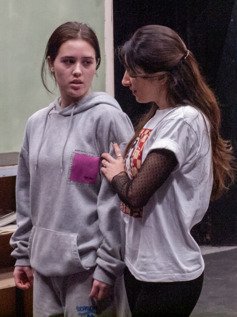 Rehearsals for She Kills Monsters at the Abbey Theatre.