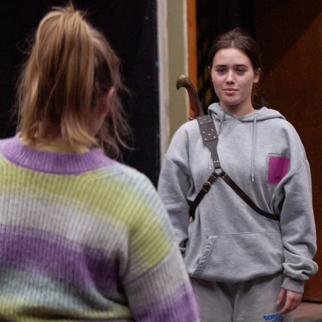 Rehearsals for She Kills Monsters at the Abbey Theatre.