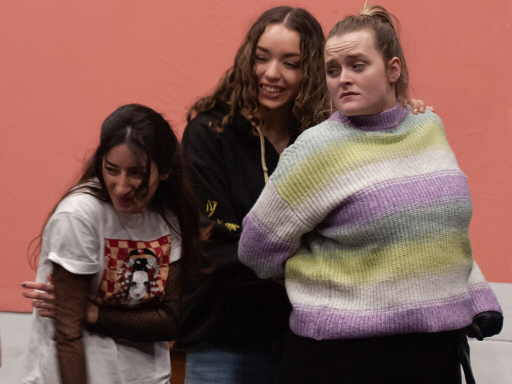 Rehearsals for She Kills Monsters at the Abbey Theatre.