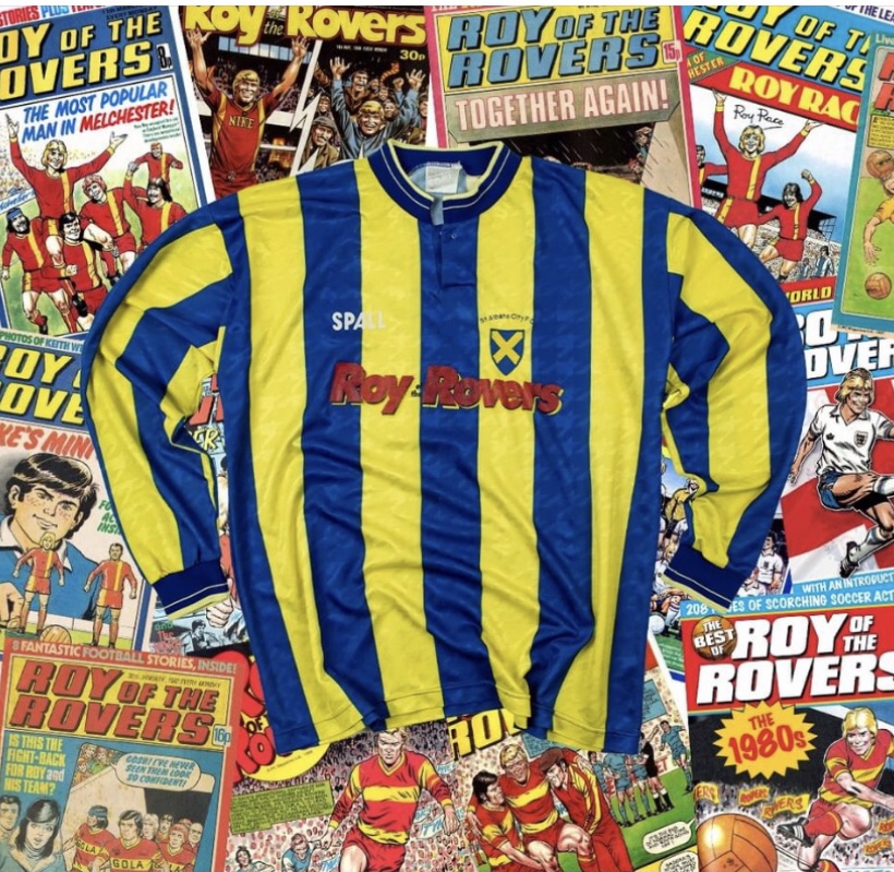 Lee Wood's prize St Albans City shirt.