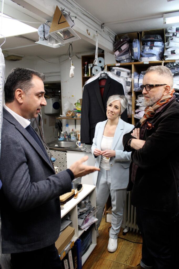 Mark Robinson, chair of the High Streets Task Force, visited St Albans city centre.