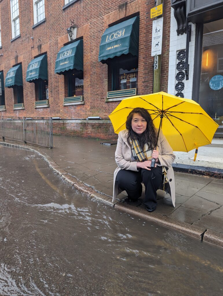Victoria Collins in Station Road.