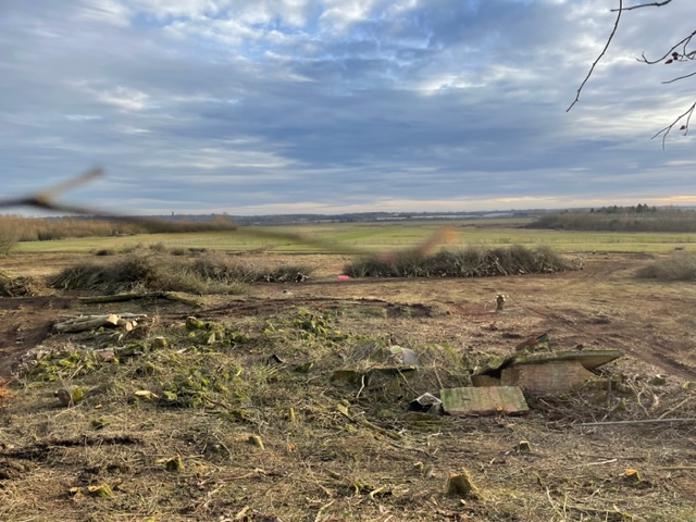 The site of the proposed rail freight terminal in Park Street.