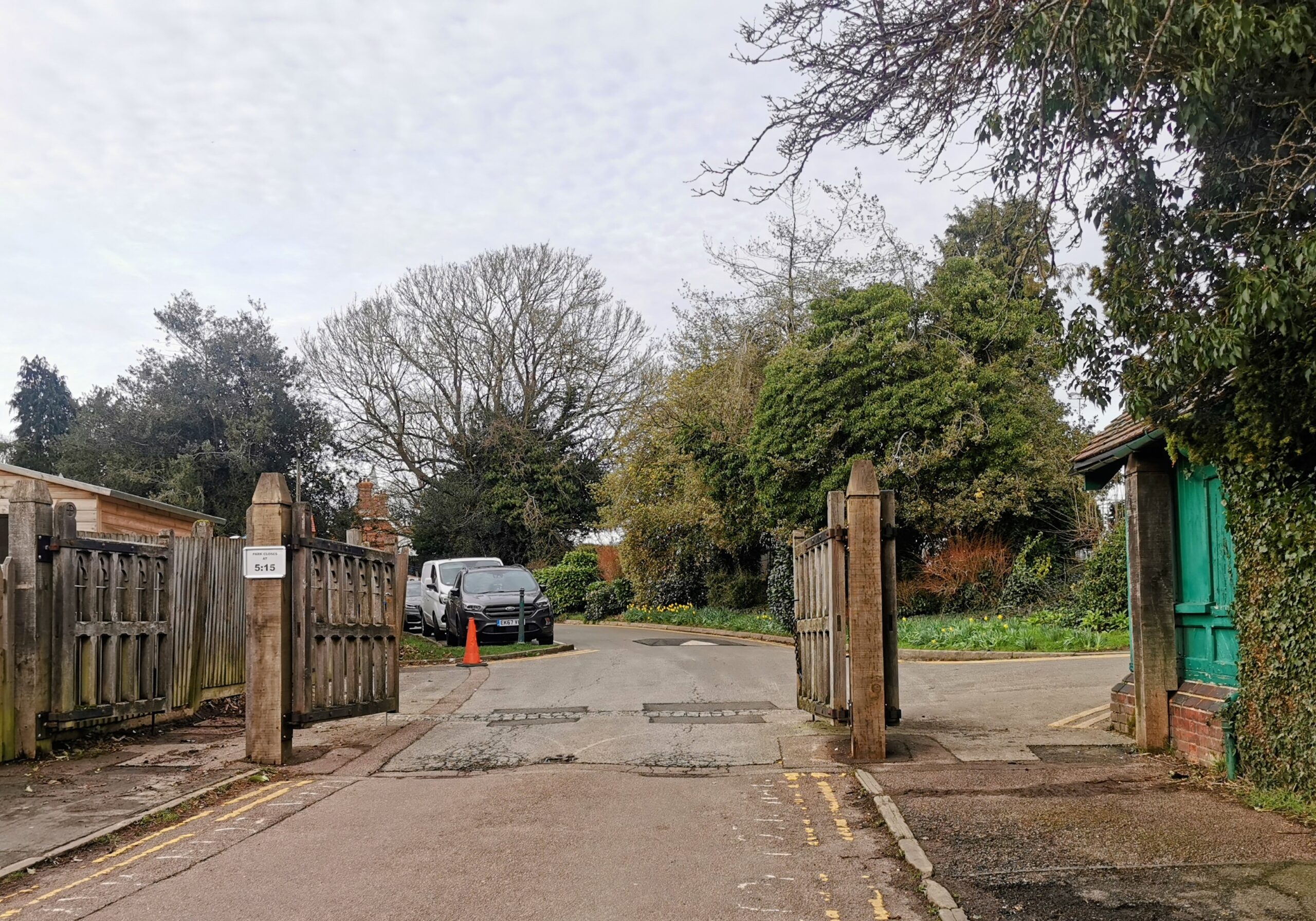 The gates at Clarence Park could no longer be locked.