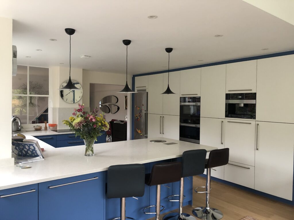 Judith Leary-Joyce's kitchen after the eco-retrofit.