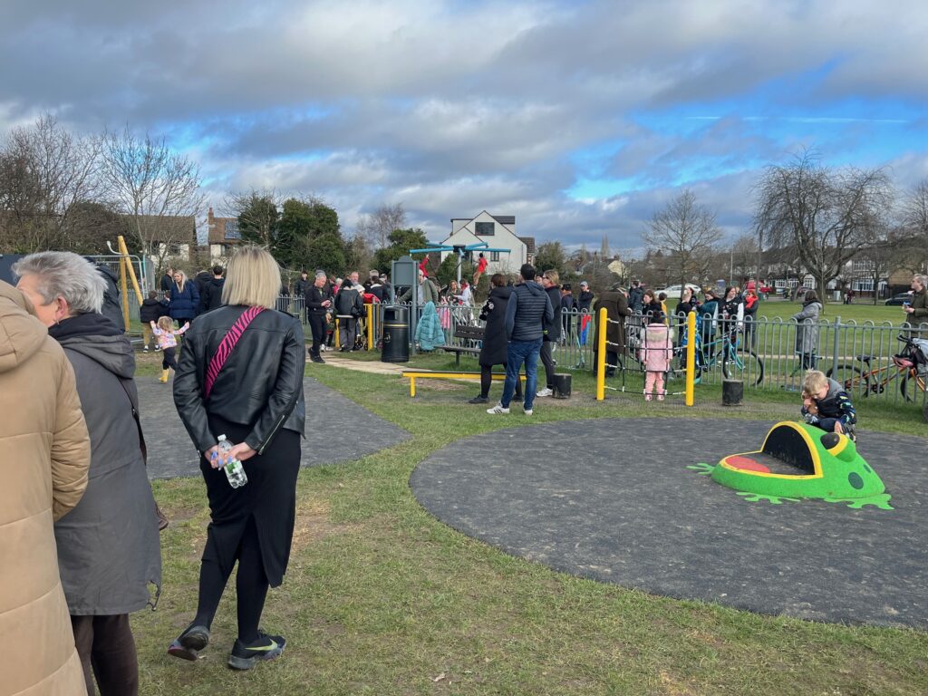 The newly revamped Bernards Heath playground is now officially open.