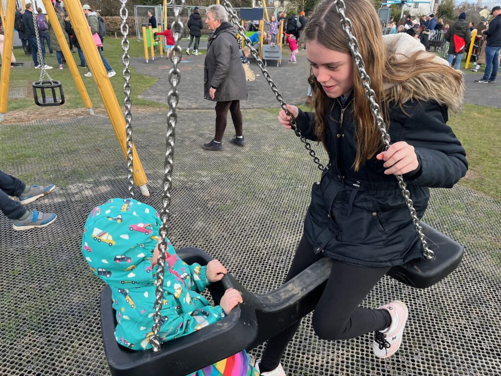 The newly revamped Bernards Heath playground is now officially open.