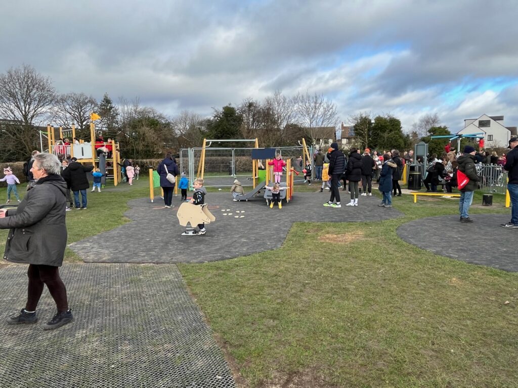 The newly revamped Bernards Heath playground is now officially open.