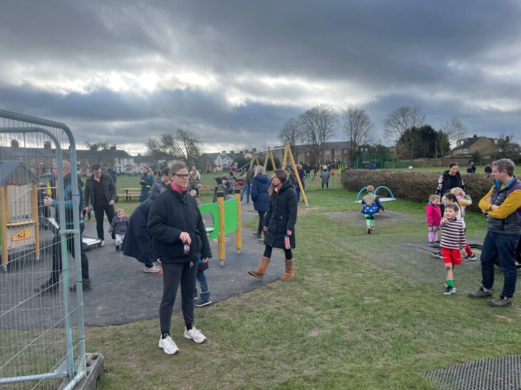 The newly revamped Bernards Heath playground is now officially open.